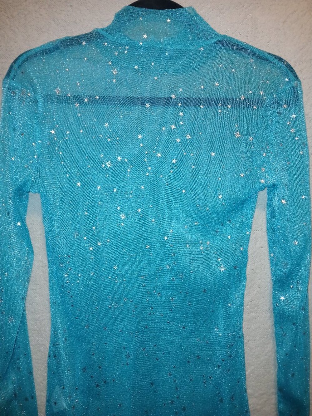 Long sleeve mesh top